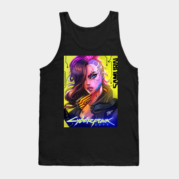 Cyberpunk 2077 - V Tank Top by Dhaxina